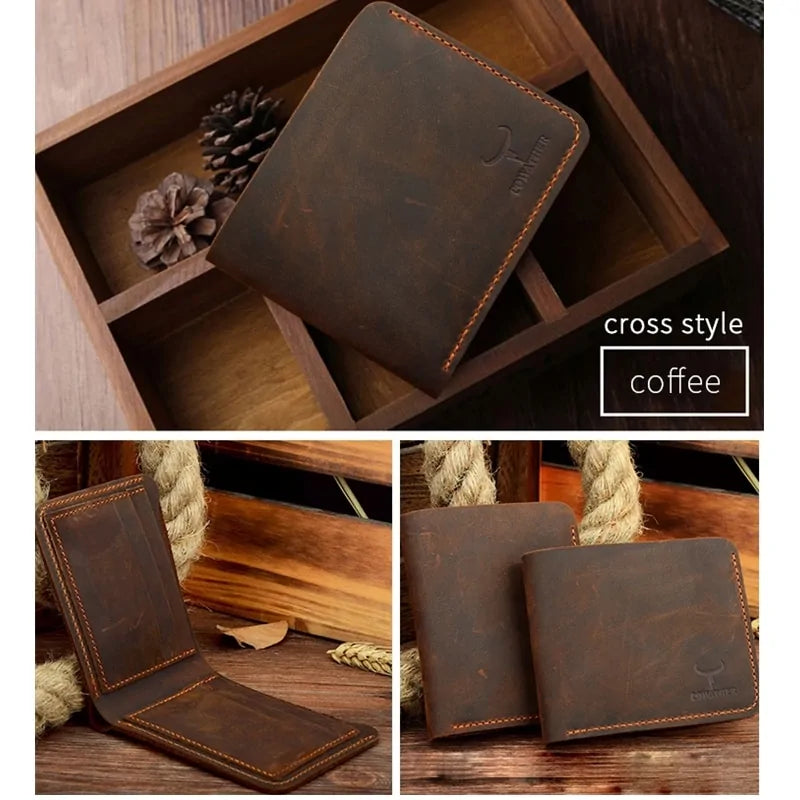 Vintage Cow Leather Wallet